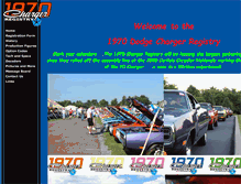 Tablet Screenshot of 1970chargerregistry.com